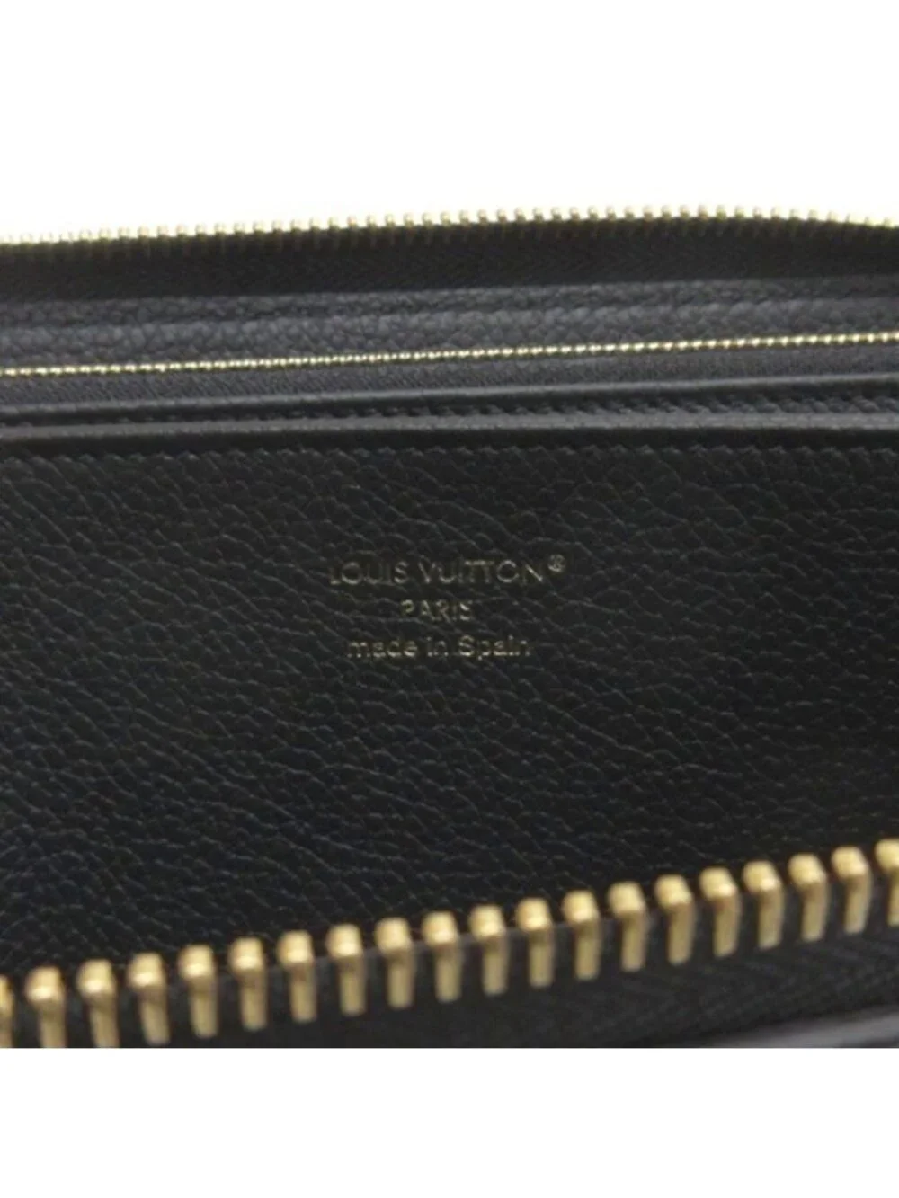 Louis Vuitton Empreinte Zippy Wallet Noir
